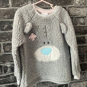 Kids Sherpa teddy bear sweater top